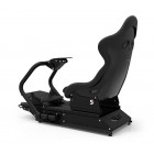 Rseat S1 Black Seat / Black Frame Racing Simulator Cockpit